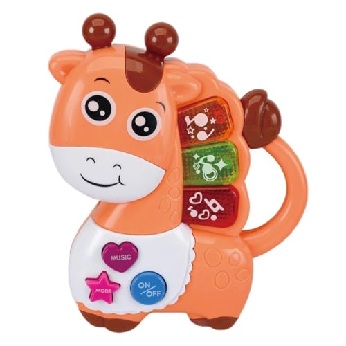 Early Education Electronic Piano Keyboard Cartoon Giraffe Spielzeugtiere Tiere Für Kinderentwicklung Unterhaltung Kinder Bildungsstärke Elektronisches Klavier Klavier von Wdbild