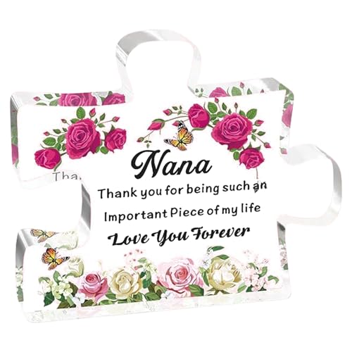Geschenke Für Mutter Klar Gravierte Acryl Puzzle Form Dekoration Muttertag Jubiläumsgeburtstagsgeschenk Für Mutter Mutter Geburtstagsgeschenk von Wdbild