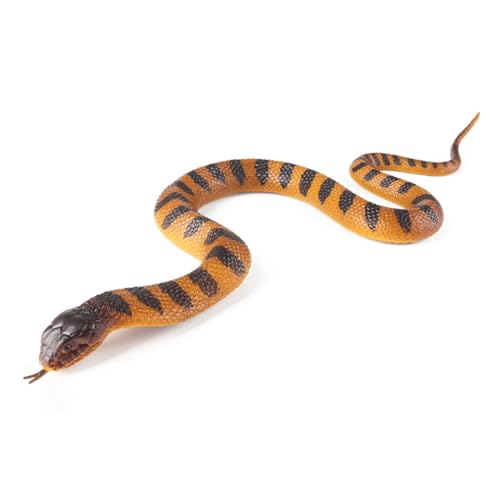 Gummischlangenspielzeug Realistische Schlangenmodell Figuren Spielzeug Für Gartenvogelschmerzen Weg Und Halloween Streichprops Model Animal Display von Wdbild