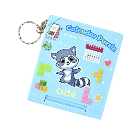Wdbild Leichtes Kunststoff Puzzle Schlüsselhalter Mit Bauter Kalender Rucksackanhänger Für Praktische Tägliche Zubehör Puzzlespielzeuge Wdbild Leichtes Kunststoff Puzzle Schlüsselhalter Mit Bauter Kalender Rucksackanhänger Für Praktische Tägliche Zubehör Puzzlespielzeuge von Wdbild