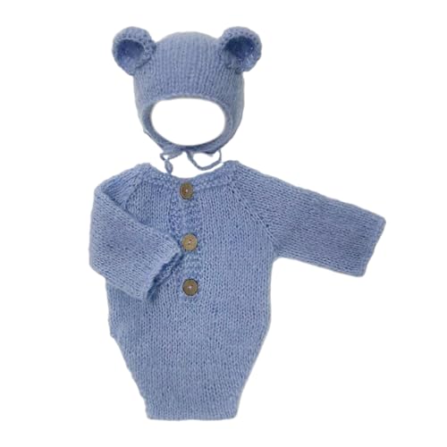Neugeborene Bärenfotografie Set Baby Strampler Mit Set Baby Tierkostümfotografie Weich Neugeborene Bärenfotografie Set Baby Strampler Mit Set Baby Tierkostümfotografie Weich von Wdbild