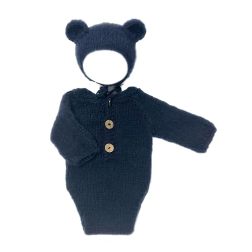 Neugeborene Bärenfotografie Set Baby Strampler Mit Set Baby Tierkostümfotografie Weich Neugeborene Bärenfotografie Set Baby Strampler Mit Set Baby Tierkostümfotografie Weich von Wdbild