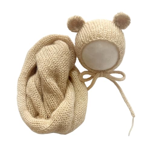 Schöne Neugeborene Bärenthema Kostüm Set Einzigartige Neugeborene & Hat Set Baby Wrap Mit Für Baby Fotoshootings Weiche Dehnbare Wrap Schöne Neugeborene Bärenthema Kostüm Set Einzigartige Neugeborene & Hat Set Baby Wrap Mit Für Baby Fotoshootings Weiche Dehnbare Wrap von Wdbild