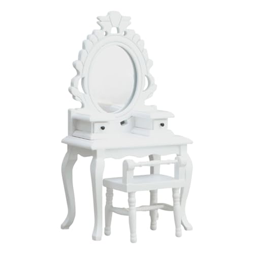 Traditionelle Thematische Hölzerne Winzige Kommodenhocker Set 1/12 Skala Ideal Für Kleine Raumarrangement von Wdbild