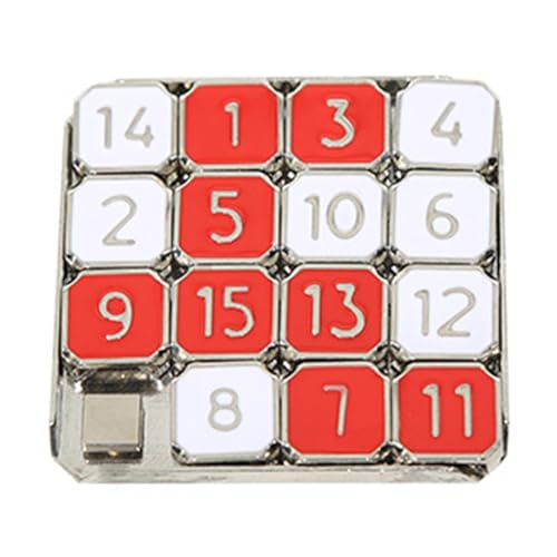 Tragbares 15 Gitter Metall Slide Puzzle Kognitive Entwicklungsspiel Für Kinder Erwachsene Tragbarer Reise Hirnteaser Tragbares 15 Gitter Metall Slide Puzzle Kognitive Entwicklungsspiel Für Kinder Erwachsene Tragbarer Reise Hirnteaser von Wdbild