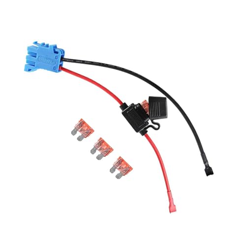 Wdbild 12 Gauge Kabelbaumanschluss Ersatzkits Mit 40A Sicherungen Und Überlastung Für Kinder Mit Dem Auto Spielzeugkabelbaumstecker Für Elektroautos Kinder von Wdbild