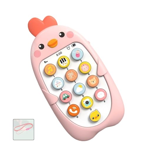 Wdbild 2.. Bildung Kleinkindtelefon Mit Spracherkennung Wie Lullabies & Chew Resistantes Design Interaktives Musikalisches Lernspielzeug Baby Musical Toy Toy von Wdbild