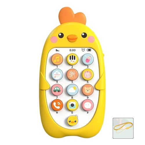 Wdbild 2.. Bildung Kleinkindtelefon Mit Spracherkennung Wie Lullabies & Chew Resistantes Design Interaktives Musikalisches Lernspielzeug Baby Musical Toy Toy von Wdbild