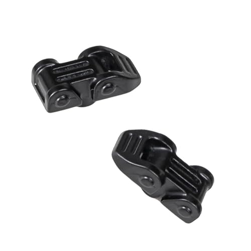 Wdbild 2pcs Fernbedienungssteuerauto Kapuze Verstärkung Zubehör Korrosions Widerstandsfähige Metall Easy Mount Ästhetik Verbesserung Set Schwarz/Silber/Rot Fernbedienungs Zubehör Scharnier von Wdbild