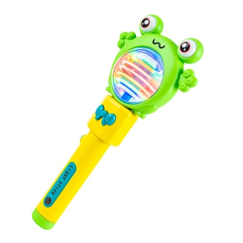 Wdbild Cartoon Sensory Development Toy Mit Leuchtenden Bällen Und Musik Weicher Tierdesign Musical Stick Für Kleinkind Geburtstag Autismus Sensory Für Kinder von Wdbild