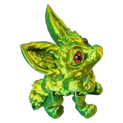 Wdbild Flexible Artikulierte Füchse Zappeln Spielzeugdesktop Dekorationen 3 Dimensionen Realistische Haarlose Foxs Statue Realistische Haarlose Figuren Statuen von Wdbild