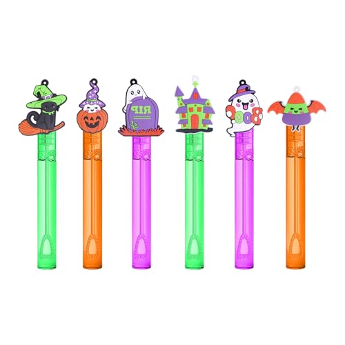 Wdbild Halloween Bubble Maker Toy Pumpkin Design Handheld Plastikstab Für Kinder Freien Und Soziale Interaktion Kinder Bubble Zauberstab von Wdbild