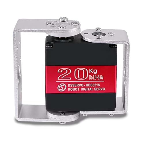Wdbild Hochleistungssteuer 180 Grad Doppel Metal Gear Servo Motor 20 Kg Moment Industrieantrieb Für Robotikanwendungen Kompatibler Digital Wdbild Hochleistungssteuer 180 Grad Doppel Metal Gear Servo Motor 20 Kg Moment Industrieantrieb Für Robotikanwendungen Kompatibler Digital von Wdbild