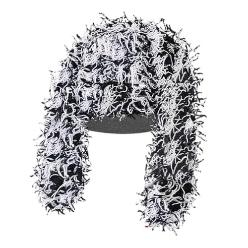 Wdbild Hut Herren, Totenkopfmütze für Halloween-Aktivitäten, gehäkelte Mützen mit Ohren, Pullover, Cosplay-Mützen, Kaninchen, Totenkopfkappen, 2000er Wdbild Hut Herren, Totenkopfmütze für Halloween-Aktivitäten, gehäkelte Mützen mit Ohren, Pullover, Cosplay-Mützen, Kaninchen, Totenkopfkappen, 2000er von Wdbild
