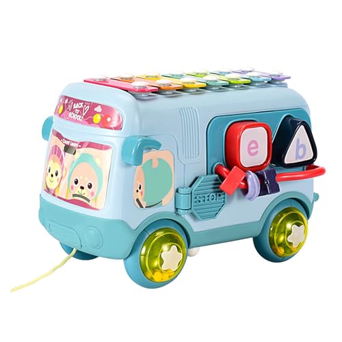 Wdbild Kinder Percussion Instrument Xylophon Spielzeug Neujahr Geschenke Für Kinder Kleinkinder Baby Spielzeugauto Bus Für Feinmotorik Xylophon Baby von Wdbild