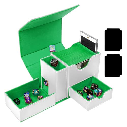 Wdbild Magnetischer Verschluss Dices Tower Card Organisatorenhalter Mit Double Sleeve Design Für Standard Und Kartenorganisationskarten Organizer von Wdbild