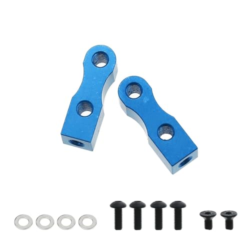 Wdbild Metallservohalter Für Auto Upgrades Von 1/10 Skala Erhöhen Die Manövrierfähigkeit In Rennszenarien Blau Aluminium Fernbedienung Autodrauf von Wdbild
