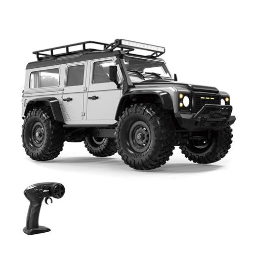 Wdbild Professioneller 4WD Offroads Fernbedienung Crawler Toy 1/16 Skala Kletterwagen Mit Dachlampe Für Erwachsene Kinder Freien Freien Freien Fernbedienung Autospielzeug von Wdbild