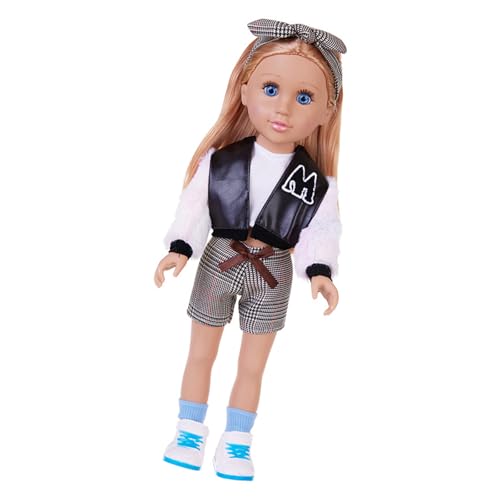 Wdbild Realistische Puppen Spielzeugmädchen 18 Zoll Baby Mädchen Puppen Mit Kleidung Set Geburtstagsgeschenke PVC Blonde Baby Accessoires von Wdbild