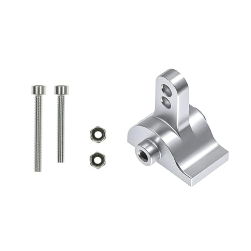 Wdbild SCX10 III AR45P 1/10 Skalierter Link Lifter Anti Squat Upgrades Aluminium Chassis Halterung Für Crawlers Performances Tuning Schwarz/Rot/Silber Link von Wdbild