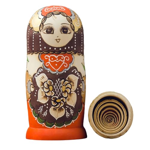 Wdbild Sammelbare Russische Nistingpuppen 10pcs Holz Matryoshka Babushka Set Handpaint Stapel Dolls Volkskunst Festival Ornament Stapel Wdbild Sammelbare Russische Nistingpuppen 10pcs Holz Matryoshka Babushka Set Handpaint Stapel Dolls Volkskunst Festival Ornament Stapel von Wdbild