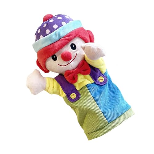 Wdbild Schöne Clown Hand Puppet Plüsch Mit Beweglichen Fingern Sicheres Plüschpuppenspielzeug Für Reisen Und Eltern Kinderbindung Eltern Kind Interaktionsspielzeug Wdbild Schöne Clown Hand Puppet Plüsch Mit Beweglichen Fingern Sicheres Plüschpuppenspielzeug Für Reisen Und Eltern Kinderbindung Eltern Kind Interaktionsspielzeug von Wdbild