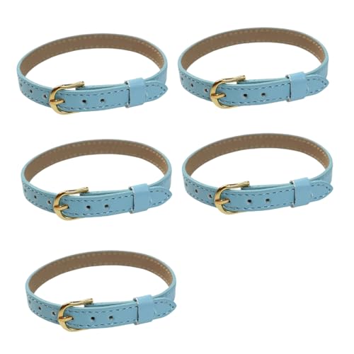 Wdbild Set Von 5 PU Riemen Für Modell Taillengürtel Einstellbare Riemenlänge Design Fotografie Requisiten Anpassbare Puppen Taillengurte von Wdbild