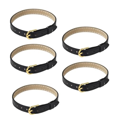 Wdbild Set Von 5 PU Riemen Für Modell Taillengürtel Einstellbare Riemenlänge Design Fotografie Requisiten Anpassbare Puppen Taillengurte von Wdbild
