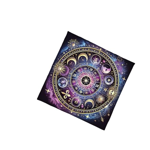 Wdbild Sun Moon Muster Astrologie Tischdecke Altäre Stoff Quadratische Gottesdienste Karte Hexen von Wdbild