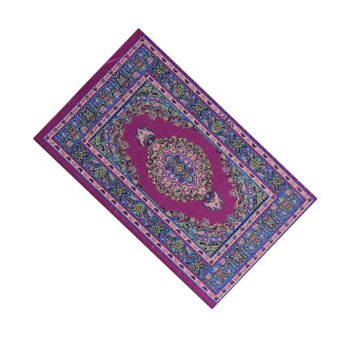 Wdbild Traditioneller Türkisch Gemusterter Teppich Miniatur Teppich Für 1/12 Puppenhäuser Innenstyling Szene Einrichten Von Accessoires Miniaturtürkisch Für Puppenhäuser von Wdbild