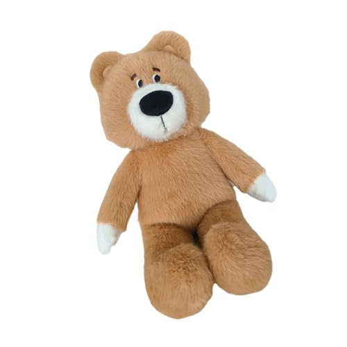 Wdbild Überlegene Qualität PP Cotton Plüsch Schlaf Freund Entzückendes Studienbegleiter Spielzeug Für Kinder Bildungsgeschenk Brown Plüschbär von Wdbild
