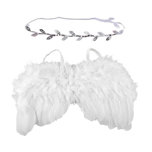 Wdbild Valentinstag Baby Kostüme Neugeborene Blätter Stirnband Weiße Infant Cosplay Fotografie Requisite Outfit Baby Mädchen Ornament Flügel Requisite Wdbild Valentinstag Baby Kostüme Neugeborene Blätter Stirnband Weiße Infant Cosplay Fotografie Requisite Outfit Baby Mädchen Ornament Flügel Requisite von Wdbild