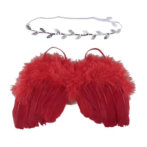 Wdbild Valentinstag Baby Kostüme Neugeborene Blätter Stirnband Weiße Infant Cosplay Fotografie Requisite Outfit Baby Mädchen Ornament Flügel Requisite Wdbild Valentinstag Baby Kostüme Neugeborene Blätter Stirnband Weiße Infant Cosplay Fotografie Requisite Outfit Baby Mädchen Ornament Flügel Requisite von Wdbild