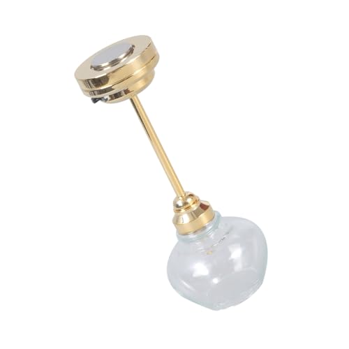 Wdbild Wohnzimmer Deckenlampen Möbel Puppenhaus Miniatur Trep Play Accessoires Lebensszene Rollenspiel Hobbysammlung Transparente Glaslampe Für Puppenhäuser von Wdbild