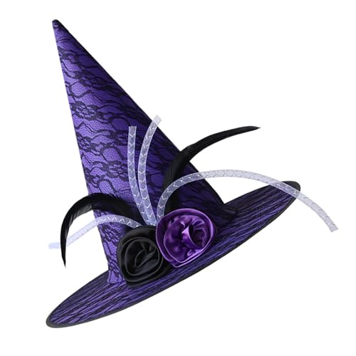 Wdbild Zylinder Hut Herren, Halloween-Hexenhut für Kinder und Erwachsene, Halloween-Party, Cosplay-Kostüm, Requisiten, Zaubererhüte für die Halloween-Party Wdbild Zylinder Hut Herren, Halloween-Hexenhut für Kinder und Erwachsene, Halloween-Party, Cosplay-Kostüm, Requisiten, Zaubererhüte für die Halloween-Party von Wdbild