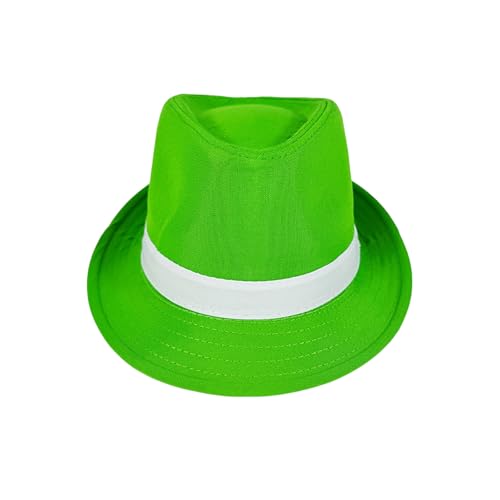 Wdbild Zylinder Hut Herren, Kobold-Fedora mit weißem Gürtel, Kleeblatt-Kopfbedeckung, grüne Foto-Requisiten, Irish Day-Party-Kopfbedeckung, Irish Day Wdbild Zylinder Hut Herren, Kobold-Fedora mit weißem Gürtel, Kleeblatt-Kopfbedeckung, grüne Foto-Requisiten, Irish Day-Party-Kopfbedeckung, Irish Day von Wdbild