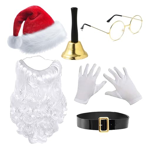 Wdbild Zylinder Hut Herren, Weihnachtsmannanzug, Bart, Brille, Handschuhe, Set, Foto-Requisiten, Weihnachtsfeier, Coaplay, Weihnachtsmann, Rollenspiele Wdbild Zylinder Hut Herren, Weihnachtsmannanzug, Bart, Brille, Handschuhe, Set, Foto-Requisiten, Weihnachtsfeier, Coaplay, Weihnachtsmann, Rollenspiele von Wdbild