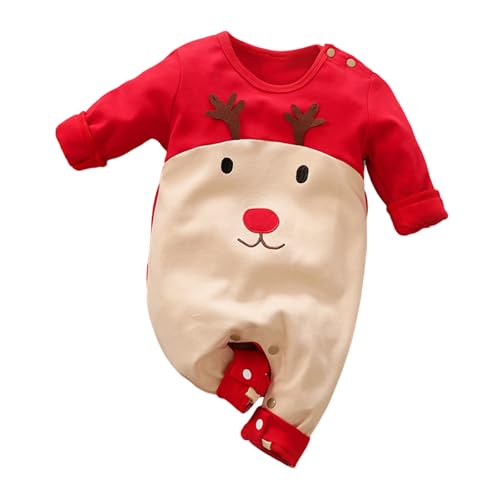 Weihnachtsbaby Jumpsuit Stilvoller Säugling Strampler Santa Cosplay Kostüm Langarmed Onepieces Winter Baby Kleidung von Wdbild
