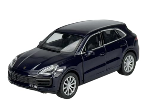 WeIIy Porsche Cayenne III PO536 Dunkel Blau Fast Schwarz 3. Generation Ab 2017 ca 1/43 1/36-1/46 Welly Modell Auto von WeIIy