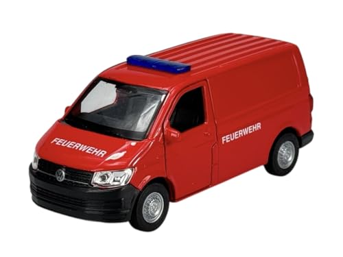 WeIIy Volkswagen T6 Feuerwehr Rot Transporter Kasten von WeIIy