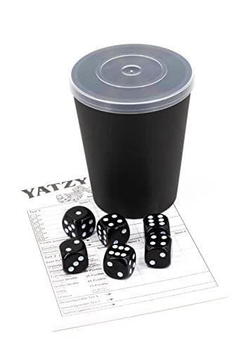 WeLoveDice DiceCupFlex - Flexibler Würfelbecher mit Deckel inkl 5 Würfel & Block - Made in Germany WeLoveDice DiceCupFlex - Flexibler Würfelbecher mit Deckel inkl 5 Würfel & Block - Made in Germany von WeLoveDice