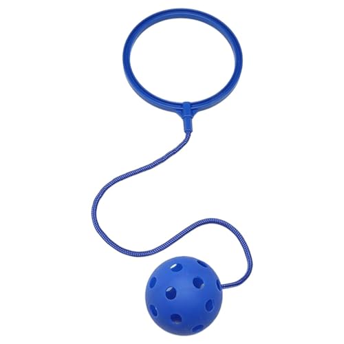 Weairotp Verstellbarer Seil-Sprungring, Einbein-Schaukel, drehbarer weicher Sprungring, Koordinations-Fitness-Sport-Schaukelball-Set, Fitness-Spielzeug für Jungen und Mädchen(Blue) von Weairotp