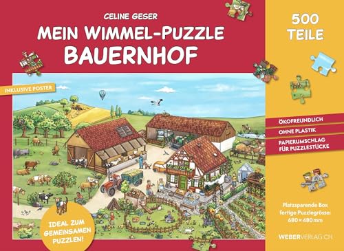 Weber Verlag Mein Wimmel-Puzzle Bauernhof von Weber Verlag