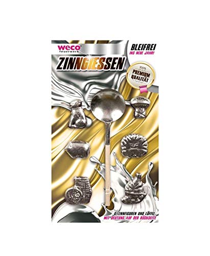 Weco Zinnfiguren-Set 6 Stück Metallisch Tier Miniaturfiguren Ostern Rollenspiel von Weco