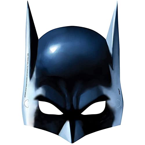 WedDecor 8 Stück Batman Party Masken, Superheld Batman Gesichtsmaske Dark Knight Eyemask Party Supplies für Kinder Geburtstag Party Halloween Verkleidung Schulmesse Weihnachten Veranstaltungen von WedDecor