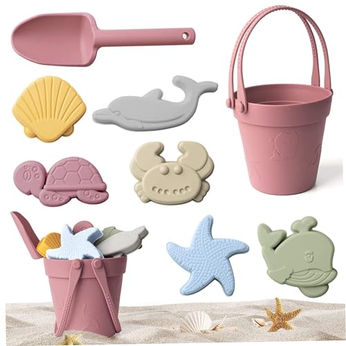11-teiliges Sandspielzeug-Set lebensmittelechtes buntes Strandspielzeug aus Silikon mit Netztasche inklusive Schaufel Eimer Sandformen und verschiedenen Autos wasserdichtes Sandkastenspielzeug 11-teiliges Sandspielzeug-Set lebensmittelechtes buntes Strandspielzeug aus Silikon mit Netztasche inklusive Schaufel Eimer Sandformen und verschiedenen Autos wasserdichtes Sandkastenspielzeug von Wedhapy