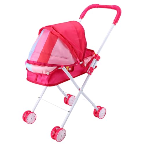 Wedhapy Babypuppenstuhl Kinderwagen Realistische Faltbare Babypuppenwagen mit großer Kapazitätspuppen Pushthair mit läuerungsfreien Rädern Baby Kinderwagen Spielzeug für Kinder, Style 2 Wedhapy Babypuppenstuhl Kinderwagen Realistische Faltbare Babypuppenwagen mit großer Kapazitätspuppen Pushthair mit läuerungsfreien Rädern Baby Kinderwagen Spielzeug für Kinder, Style 2 von Wedhapy