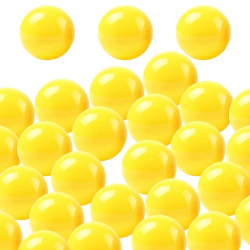 Bingokugeln 50pcs hohlen PP 1,57 Zoll Lotteriekugeln Glatte lebhafte Versammlungskugeln runde Lotteriekugeln für Lotteriekugelmaschine Party, Gelb Bingokugeln 50pcs hohlen PP 1,57 Zoll Lotteriekugeln Glatte lebhafte Versammlungskugeln runde Lotteriekugeln für Lotteriekugelmaschine Party, Gelb von Wedhapy