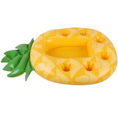Getränke Floats Für Den Pool Pool Getränkeschwimmer Aufblasbarer Ananas Getränkehalter 84,9 X 55,9 Cm Großes Pvc Schwimmbecken Tablett Mit Getränkehaltern Tragbarer Schwimmender Getränkehalter Getränke Floats Für Den Pool Pool Getränkeschwimmer Aufblasbarer Ananas Getränkehalter 84,9 X 55,9 Cm Großes Pvc Schwimmbecken Tablett Mit Getränkehaltern Tragbarer Schwimmender Getränkehalter von Wedhapy