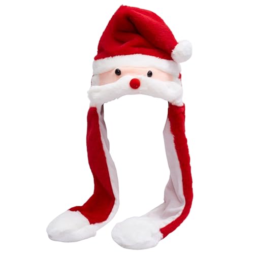 Mütze Mit Beweglichen Ohren Flauschige Weihnachtsmütze in Einheitsgröße Süße Verrückte Cartoonmütze Festliche Thermo-Wintermütze Mit Beweglichen Ohren Lustige Weihnachtsmützen Weihnachtsmann Mütze Mit Beweglichen Ohren Flauschige Weihnachtsmütze in Einheitsgröße Süße Verrückte Cartoonmütze Festliche Thermo-Wintermütze Mit Beweglichen Ohren Lustige Weihnachtsmützen Weihnachtsmann von Wedhapy